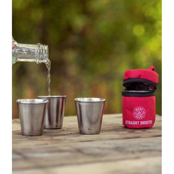 Straight Shooters - 4-Pack Portable Shot Glasses