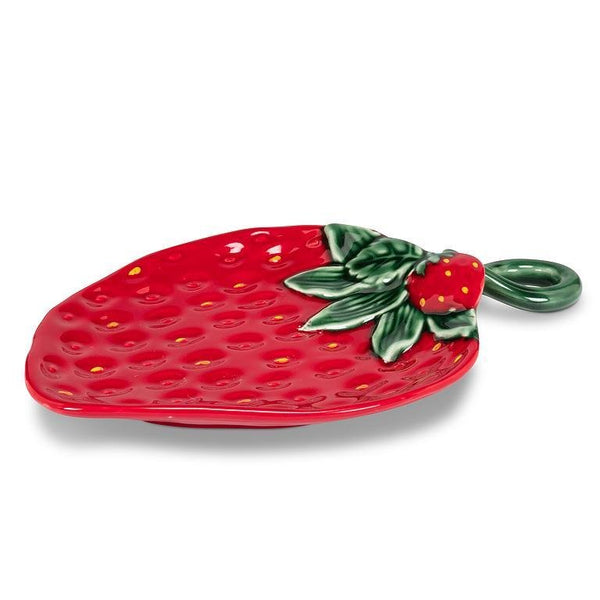 Strawberry & Leaf Small Plate - Lady of the Lake