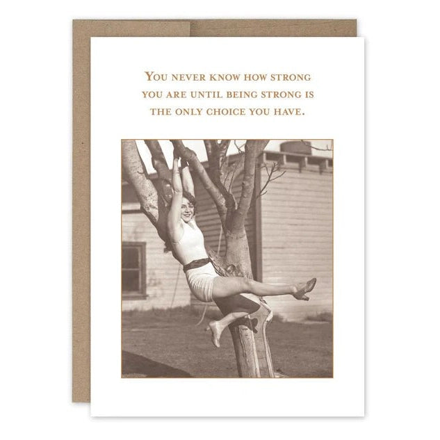 Strong - Greeting Card - Encouragement