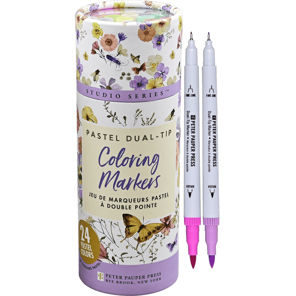 Studio Series Dual - Tip Pastel Markers - Set of 24 - Lady of the Lake