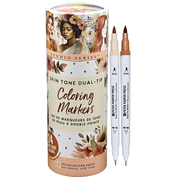 Studio Series Dual-Tip Skin Toned Markers - Set of 24 - Lady of the Lake