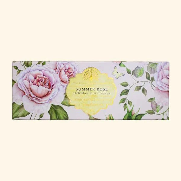 Summer Rose Triple Soap Gift Box