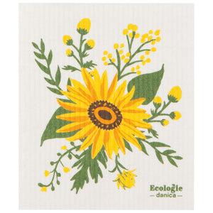 Sunflower Splendour Swedish Dishcloth - Lady of the Lake