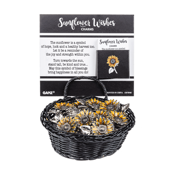 Sunflower Wishes - Sunflower Pocket Charm