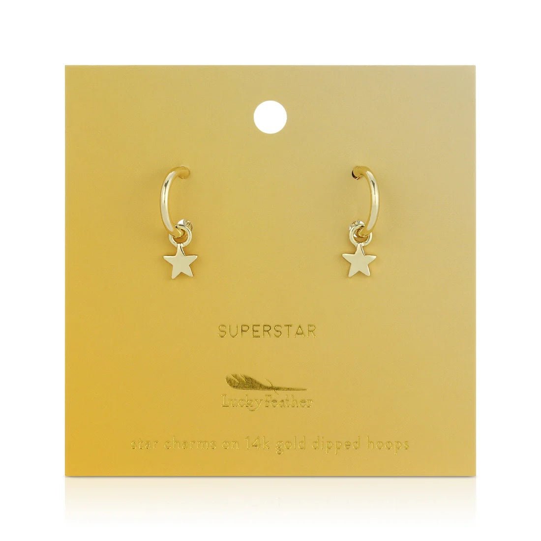 Superstar - Star Hoop Earrings - Lady of the Lake