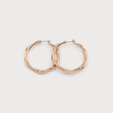 Suzanne Intertwined Hoop Earrings - Lady of the Lake