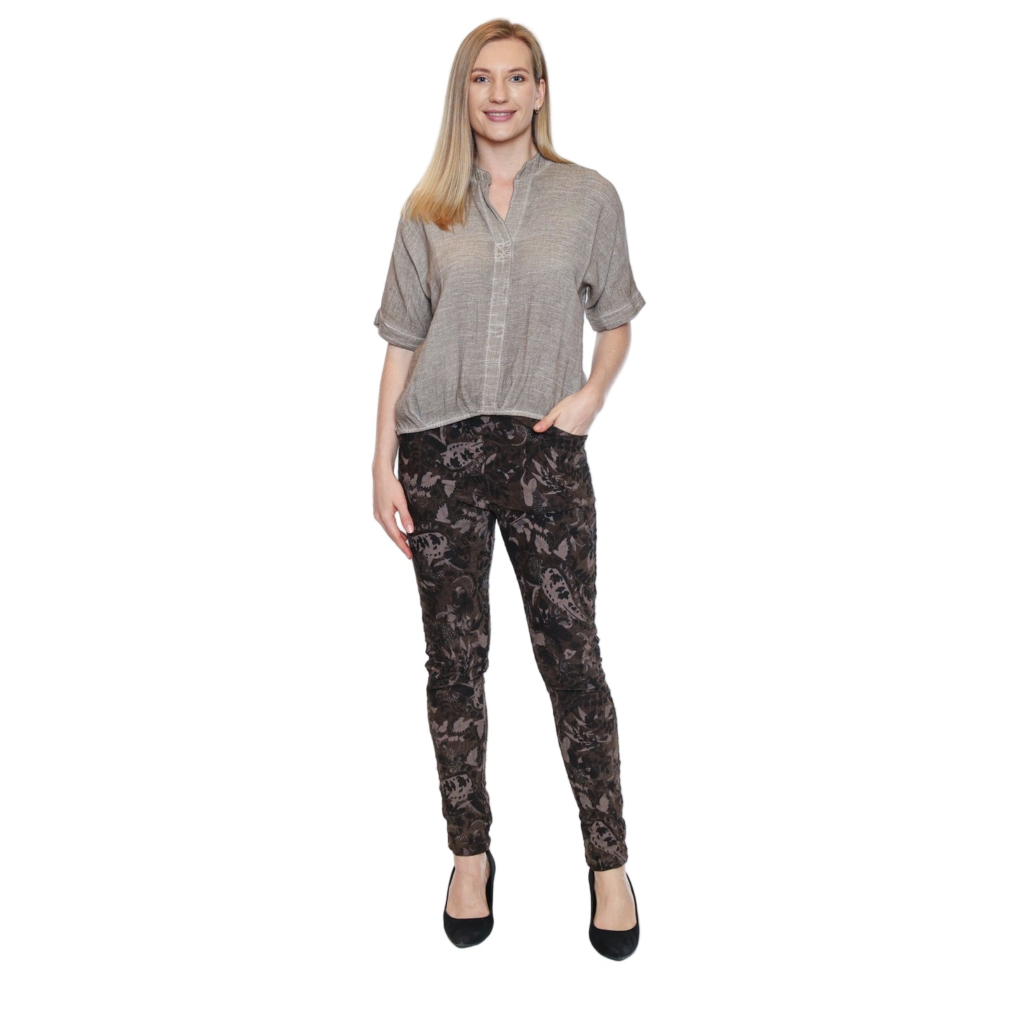 Sylas Stonewash Top - Lady of the Lake