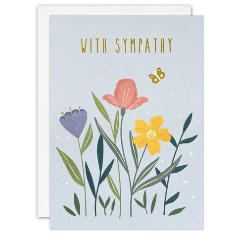 Sympathy Blooms - Greeting Card - Sympathy