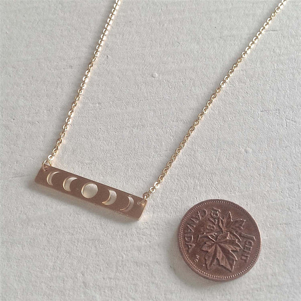 Synodic Moon Phase Charm Necklace - Lady of the Lake