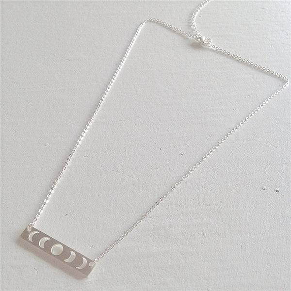 Synodic Moon Phase Charm Necklace - Lady of the Lake