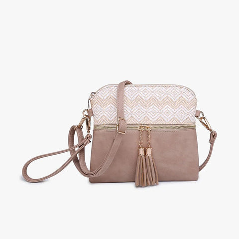 Tara Two Tone Crossbody Bag - Lady of the Lake