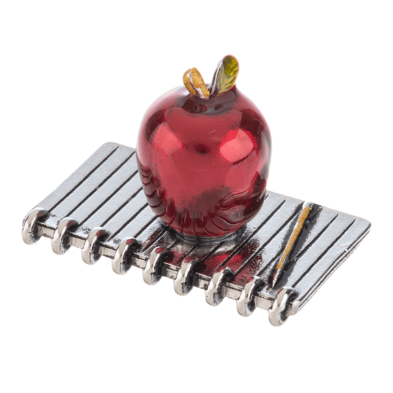 Teacher's Little Apple - Apple & Notebook Charm - Lady of the Lake