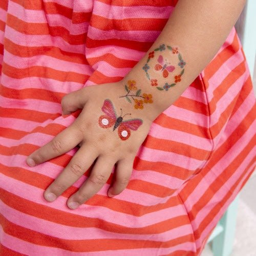 Temporary Tattoos - Floral Flutter - Lady of the Lake