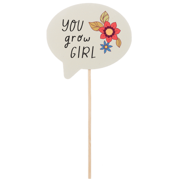 Text Bubble Plant Pick - Lady of the Lake