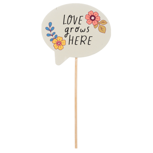 Text Bubble Plant Pick - Lady of the Lake