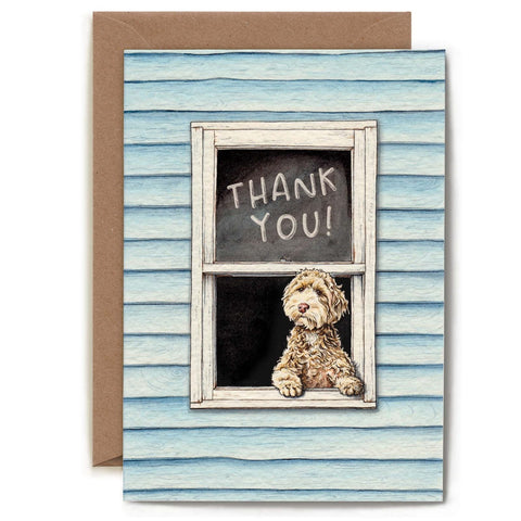 Thank You Dog - Greeting Card - Thank You - Lady of the Lake