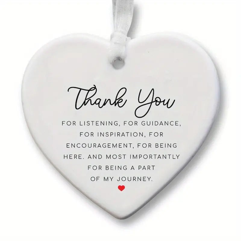 Thank You Heart Ornament