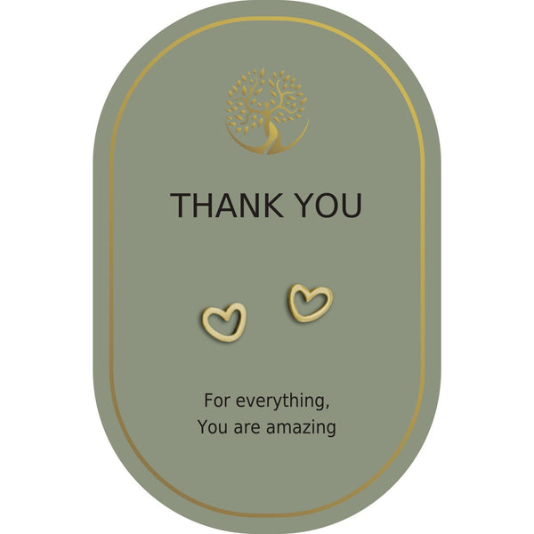 Thank You Stud Earrings - Lady of the Lake