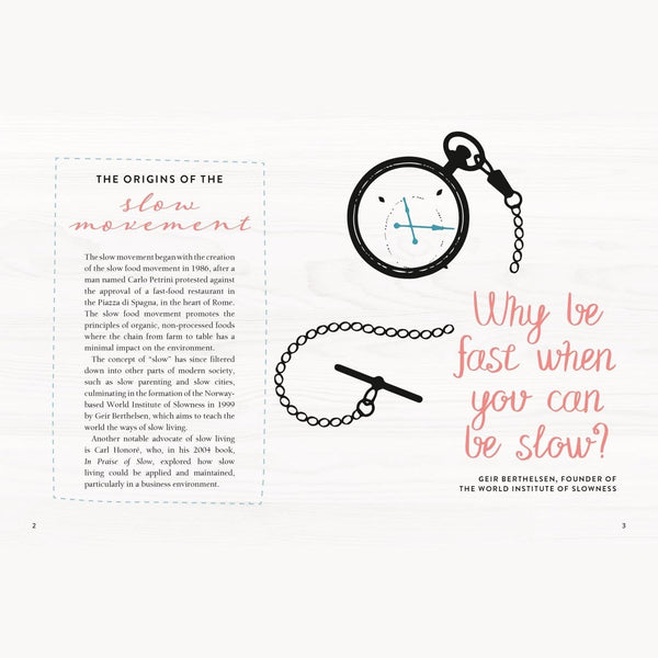 The Art of Slowing Down - Hardcover Book - Lady of the Lake