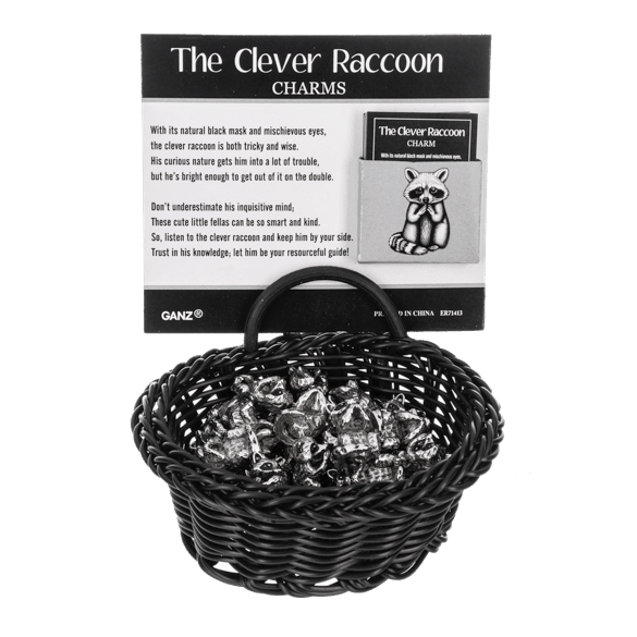 The Clever Racoon - Racoon Charm - Lady of the Lake