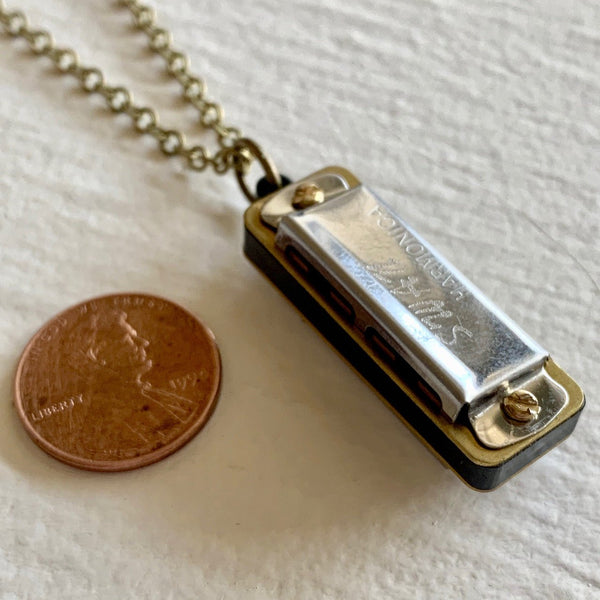 The Key Of C Harmonica Necklace - Lady of the Lake