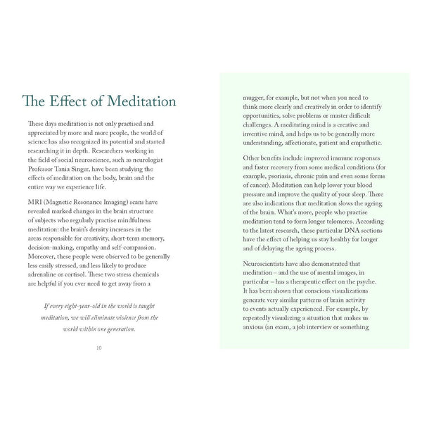 The Little Book Of Meditation - Hardcover Book - Lady of the Lake