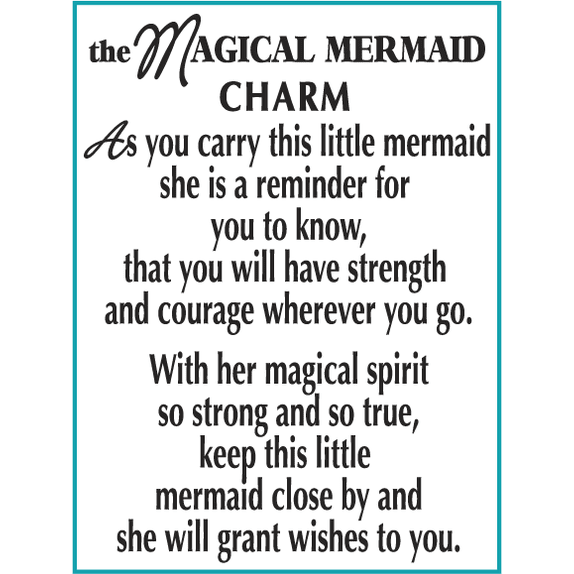 The Magical Mermaid - Mermaid Charm