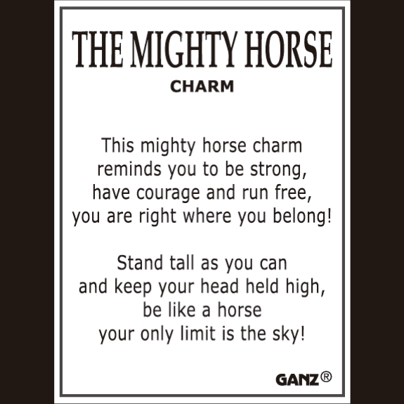 The Mighty Horse - Horse Charm - Lady of the Lake