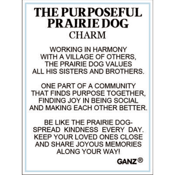 The Purposeful Prairie Dog - Prairie Dog Charm - Lady of the Lake