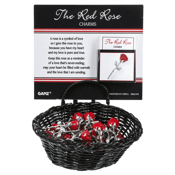 The Red Rose - Rose Charm