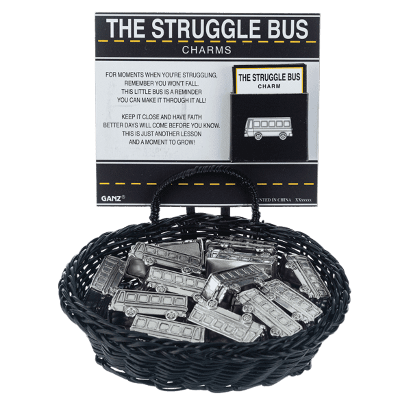 The Struggle Bus - Bus Charm