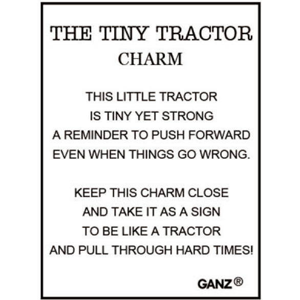 The Tiny Tractor - Tractor Charm - Lady of the Lake