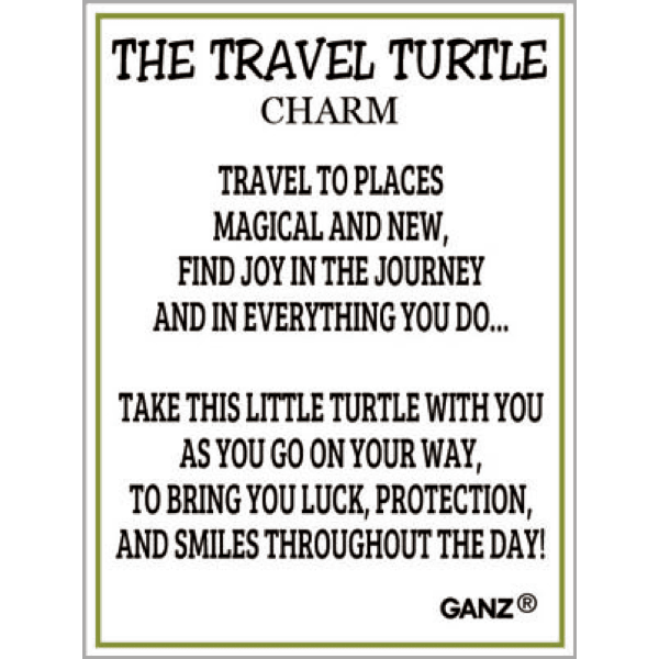 The Travel Turtle - Turtle Charm - Lady of the Lake