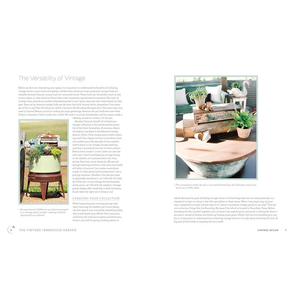 The Vintage Farmhouse Garden - Hardcover Book - Lady of the Lake
