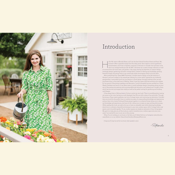 The Vintage Farmhouse Garden - Hardcover Book - Lady of the Lake