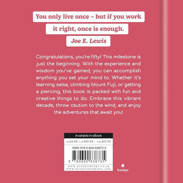 Things to Do Now That You're 50 - Hardcover Book - Lady of the Lake