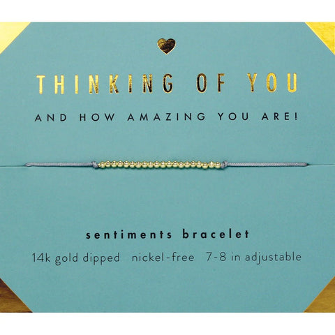 Thinking of You - Sentiments Bracelet - Lady of the Lake