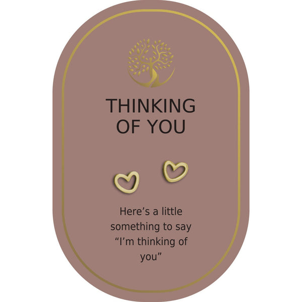 Thinking Of You Stud Earrings - Lady of the Lake
