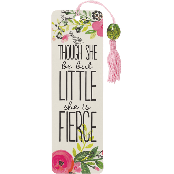 Though She Be but Little, She is Fierce Beaded Bookmark - Lady of the Lake
