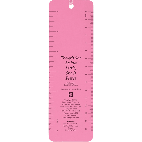 Though She Be but Little, She is Fierce Beaded Bookmark - Lady of the Lake