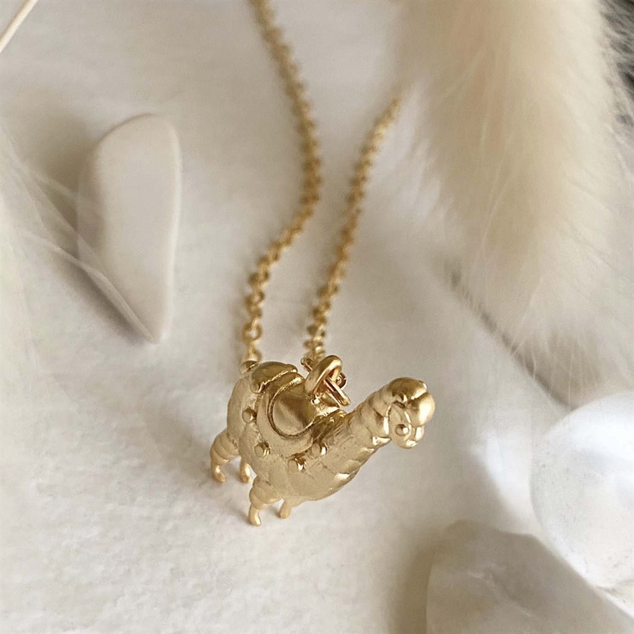 Tina Tiny Llama Charm Necklace - Lady of the Lake