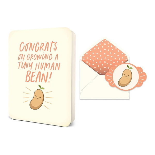 Tiny Human Bean - Greeting Card - Baby - Lady of the Lake