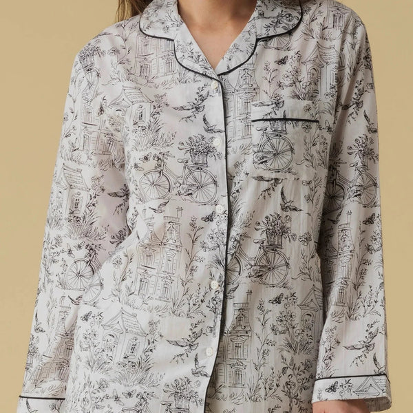 Toile Pajama Set - Lady of the Lake