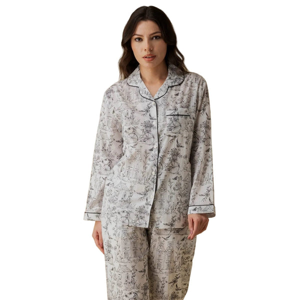 Toile Pajama Set - Lady of the Lake
