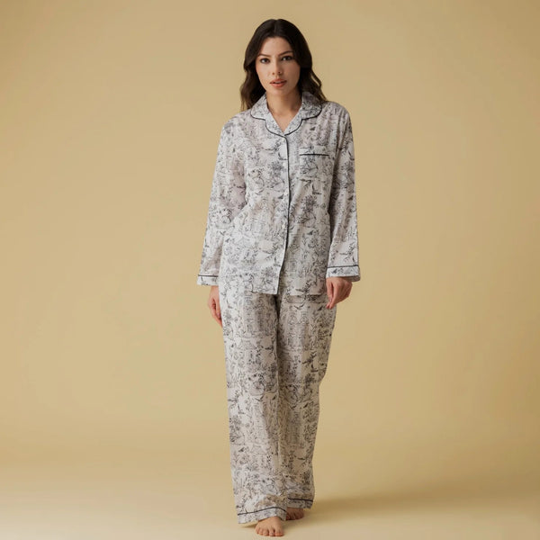 Toile Pajama Set - Lady of the Lake