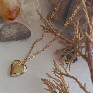 Total Eclipse Of The Heart Tiny Heart Shaped Locket - Lady of the Lake