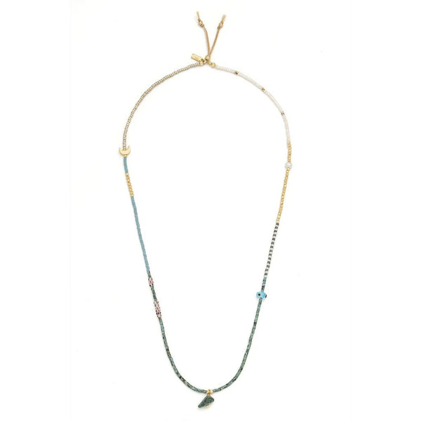 Transformation | African Turquoise - Mixed Media Bracelet / Necklace - Lady of the Lake