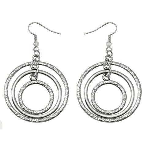 Triple Hoop Earrings - Lady of the Lake