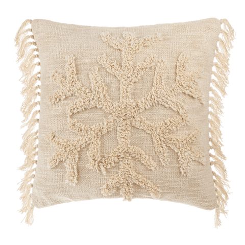 Tufted Snowflake Pillow