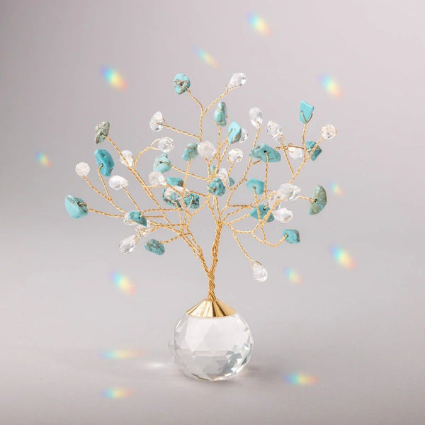 Turquoise | Tranquility - Suncatcher Tree of Life - Lady of the Lake